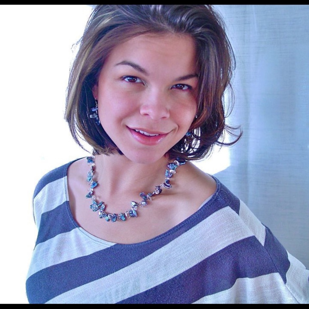 Silver Keshi Pearl Necklace